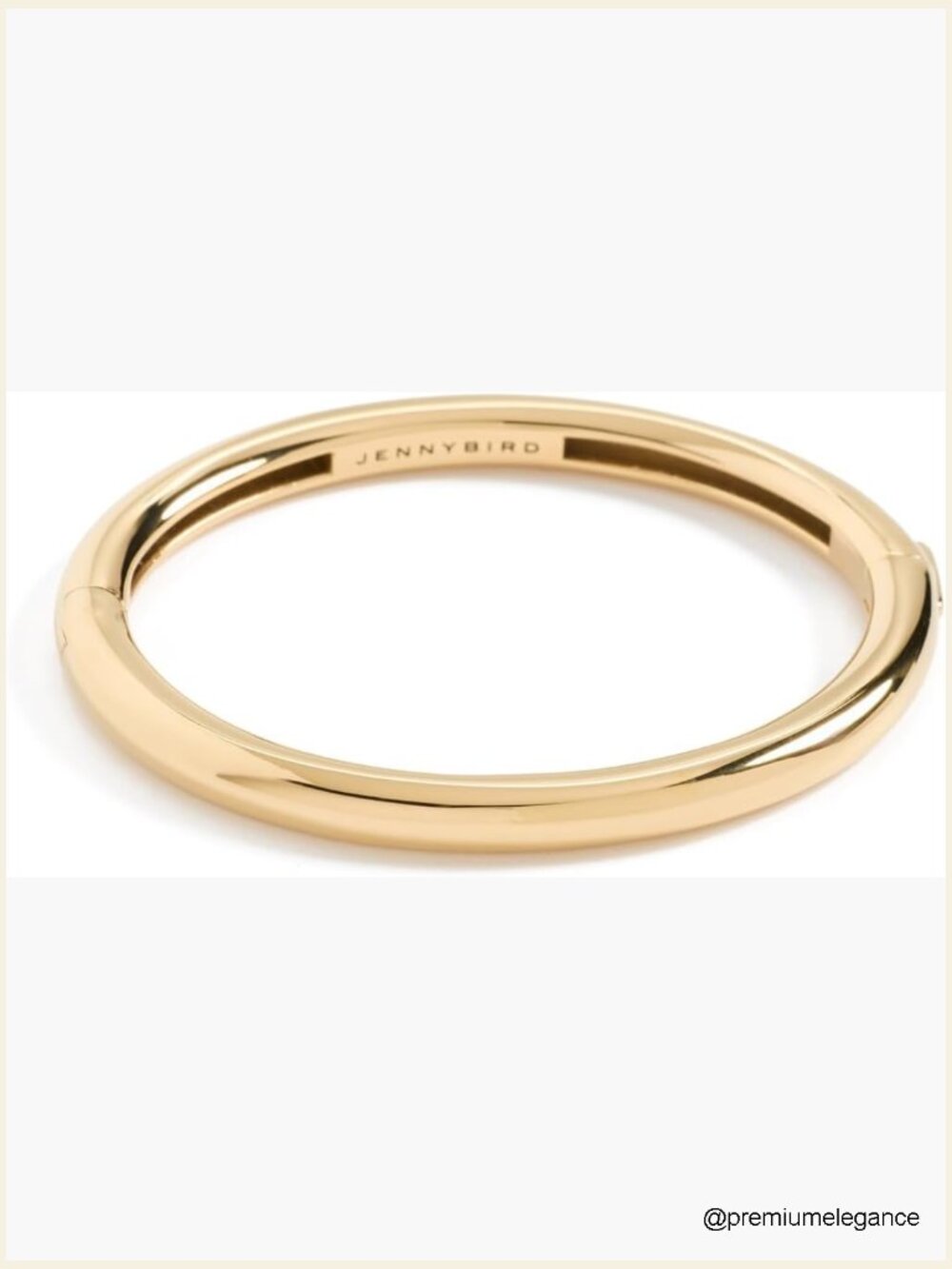 Hinged Gold Bangle, Polished Finish, One Size, Adjustable